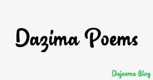Poetry Dajeema Blog