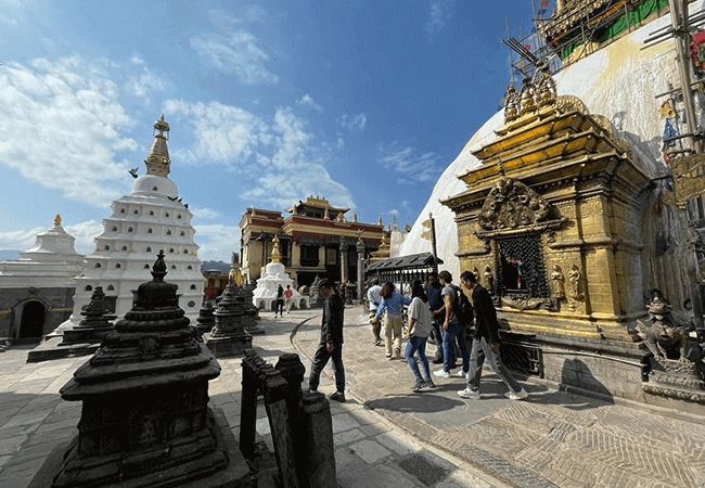 Some Glimpse of Swyambhunath Stupa