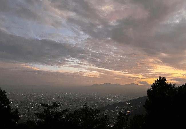 View Of Kathmandu Valley From Budhanilkantha Hills